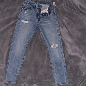 Levi’s 501 high rise jeans